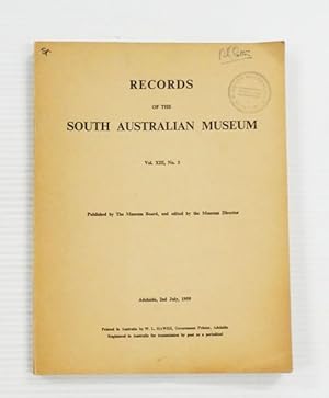 Image du vendeur pour Records of the South Australian Museum Volume XIII, No. 3 mis en vente par Adelaide Booksellers