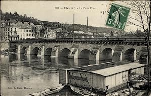 Ansichtskarte / Postkarte Meulan en Yvelines, Petit Pont