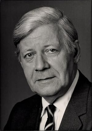 Ansichtskarte / Postkarte Helmut Schmidt, Bundeskanzler, Politiker