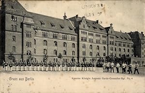 Ansichtskarte / Postkarte Berlin, Kaserne Königin Augusta Garde Grenadier Regiment Nummer 4
