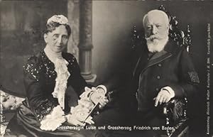 Ansichtskarte / Postkarte Großherzogin Luise und Großherzog Friedrich von Baden