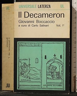 Immagine del venditore per IL DECAMERON. VOL 1 venduto da Cartarum