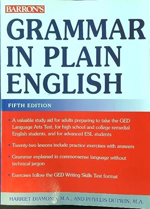 Image du vendeur pour Grammar in Plain English mis en vente par Librodifaccia