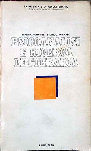 Seller image for Psicoanalisi e ricerca letteraria for sale by MULTI BOOK