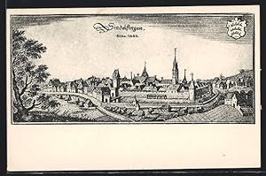 Ansichtskarte Sindelfingen, Anno 1650, Nach Merian