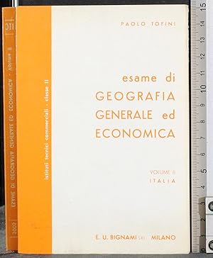 Immagine del venditore per Esame di geografia generale ed economica. Vol 2 venduto da Cartarum