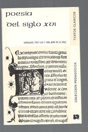 Seller image for POESIA DEL SIGLO XVI for sale by Desvn del Libro / Desvan del Libro, SL