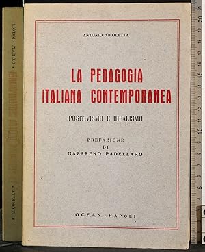 Imagen del vendedor de La pedagogia italiana contemporanea a la venta por Cartarum