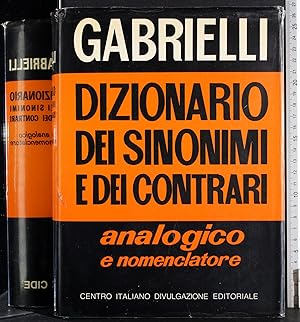 Seller image for Dizionario dei sinonimi e dei contrari for sale by Cartarum
