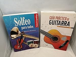Imagen del vendedor de PACK 2 Libros Msica de Massimo Montarese: Gua prctica de guitarra / Solfeo para todos a la venta por Libros Angulo