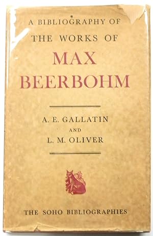 Imagen del vendedor de A Bibliography of the works of Max Beerbohm a la venta por PsychoBabel & Skoob Books