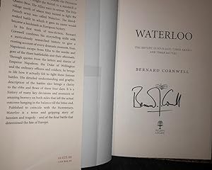 WATERLOO. First Edition, First Impression With Dustwrapper. (SIGNED) VG+/Fine.