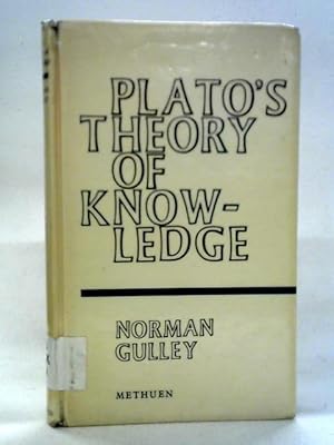 Bild des Verkufers fr Plato's Theory of Knowledge zum Verkauf von World of Rare Books