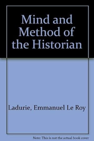 Imagen del vendedor de Mind and Method of the Historian a la venta por WeBuyBooks