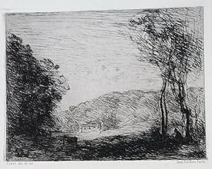 Le paysagiste aux champs. Croquis d'après nature. (with original etchings by Corot, Daubigny, and...