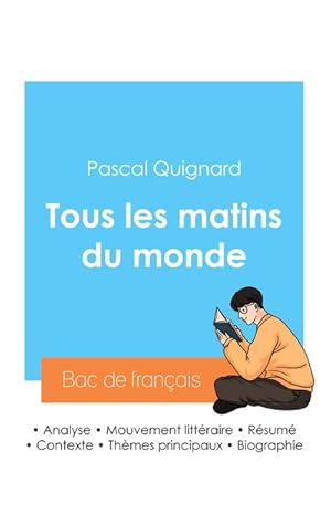 Image du vendeur pour Russir son Bac de franais 2024 : Analyse de Tous les matins du monde de Pascal Quignard mis en vente par AHA-BUCH GmbH