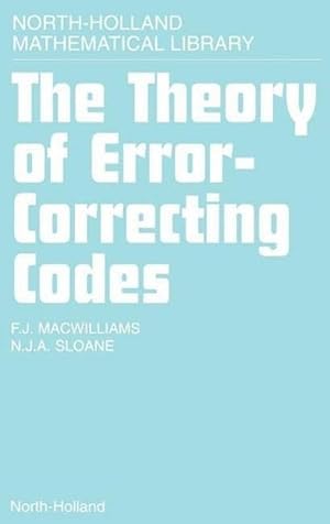 Bild des Verkufers fr The Theory of Error-Correcting Codes zum Verkauf von AHA-BUCH GmbH