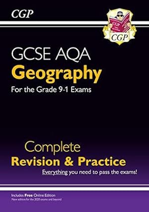 Bild des Verkufers fr New GCSE Geography AQA Complete Revision & Practice includes Online Edition, Videos & Quizzes: for the 2024 and 2025 exams (CGP AQA GCSE Geography) zum Verkauf von WeBuyBooks