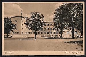 Bild des Verkufers fr Ansichtskarte Dresden-Strehlen, Haus der Jugend, Strehlener Platz / Horstwesselplatz zum Verkauf von Bartko-Reher