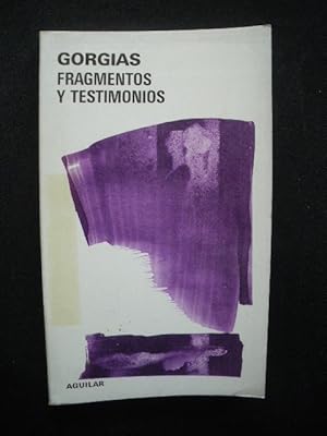 Imagen del vendedor de Fragmentos y testimonios a la venta por Vrtigo Libros