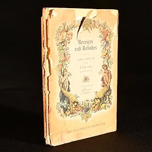 Seller image for Receipts and Relishes: Being a Vade Mecum for the Epicure in the British Isles for sale by Rooke Books PBFA