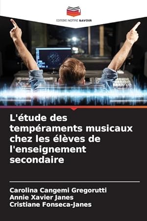 Imagen del vendedor de L tude des tempraments musicaux chez les lves de l enseignement secondaire a la venta por moluna