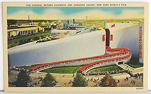 Bild des Verkufers fr General Motors Highways and Horizons Exhibit, New York World's Fair - Postcard zum Verkauf von Argyl Houser, Bookseller