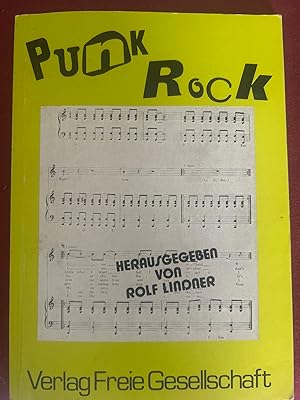 Seller image for Punk Rock. Herausgegeben von Rolf Lindner. for sale by Antiquariat Dirk Borutta