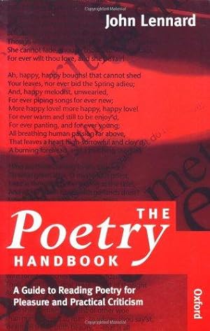 Seller image for The Poetry Handbook: A Guide to Reading Poetry for Pleasure and Practical Criticism for sale by WeBuyBooks