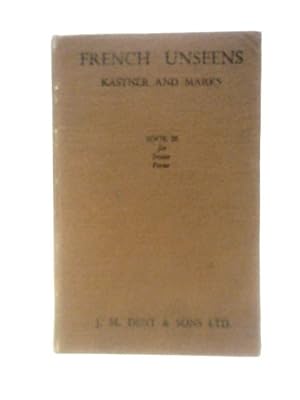 Image du vendeur pour French Unseens Book III: For Upper Forms mis en vente par World of Rare Books