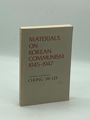 Imagen del vendedor de Materials on Korean Communism, 1945-1947 (English and Korean Edition) a la venta por True Oak Books