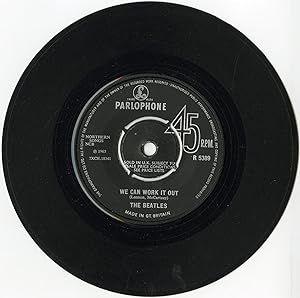 "THE BEATLES" We can work it out / Day tripper / SP 45 tours original U.K. / PARLOPHONE R 5389 (1...