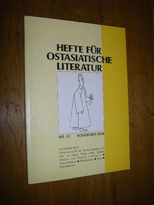 Hefte für ostasiatische Literatur. Nr. 41/November 2006