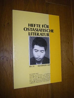 Hefte für ostasiatische Literatur. Nr. 23/November 1997