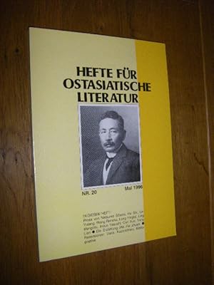 Hefte für ostasiatische Literatur. Nr. 20/Mai 1996