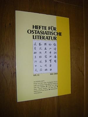 Hefte für ostasiatische Literatur. Nr. 34/Mai 2002
