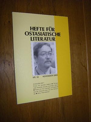 Hefte für ostasiatische Literatur. Nr. 33/November 2002