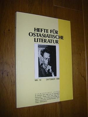 Hefte für ostasiatische Literatur. Nr. 10/Oktober 1990