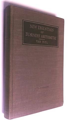 Seller image for New Essentials of Business Arithmetic for sale by Livresse