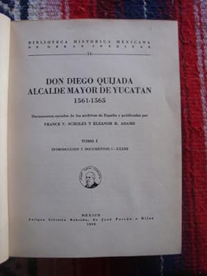 Immagine del venditore per Don Diego Quijada. Alcalde Mayor de Yucatn 1561-1565 - Documentos venduto da Libros del cuervo