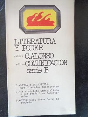 Seller image for Literatura y poder. Espaa - 1834-1868 for sale by Libros del cuervo