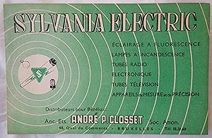 Tarjeta Publicidad - Advertising Card : SYLVANIA ELECTRIC