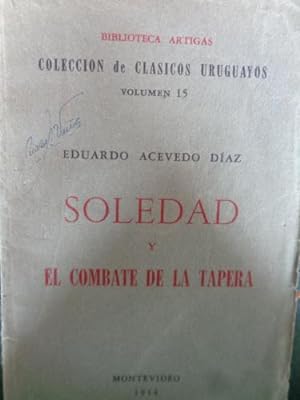 Seller image for Soledad y el combate de la Tapera for sale by Libros del cuervo