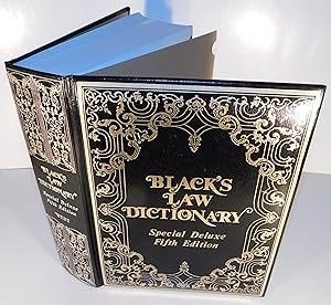 Seller image for BLACK?S LAW DICTIONARY Definitions of the terms and phrases of american and english jurisprudence, ancient and modern (Special Deluxe Fifth Edition) for sale by Librairie Montral