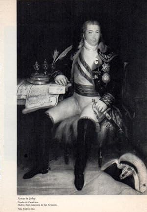 Bild des Verkufers fr LAMINA V38894: Retrato de Godoy por Carnicero zum Verkauf von EL BOLETIN