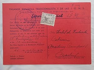 Documento: AUXILIO SOCIAL. 1941
