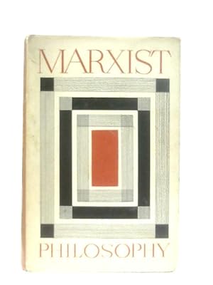 Imagen del vendedor de Marxist Philosophy a la venta por World of Rare Books