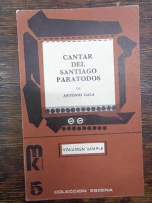 Imagen del vendedor de Cantar del Santiago para todos a la venta por Libros del cuervo