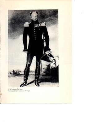 Imagen del vendedor de LAMINA V38906: Zar Alejandro I de Rusia por G. Dave a la venta por EL BOLETIN