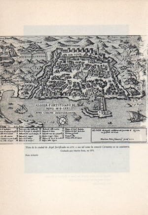 Bild des Verkufers fr LAMINA V38852: Plano de la ciudad de Argel fortificada en 1571 zum Verkauf von EL BOLETIN